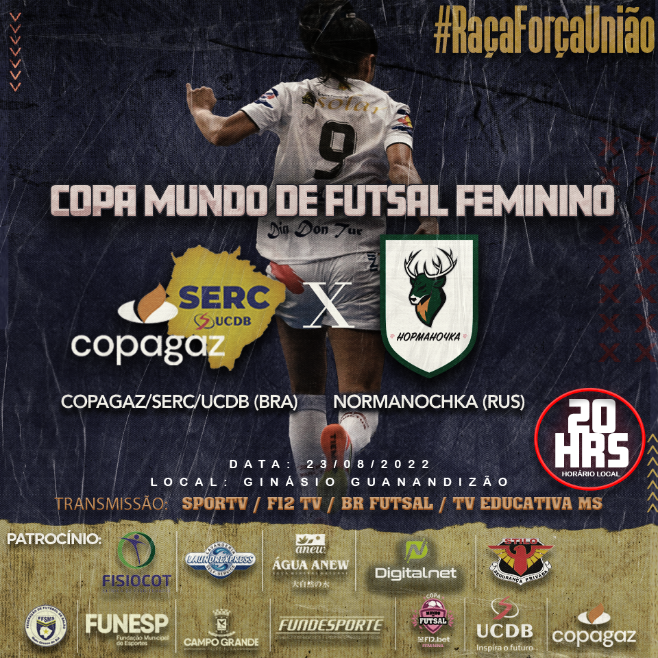 SERC/UCDB (BRA) X FACULDADE SOGIPA (BRA) - Copa Mundo do Futsal