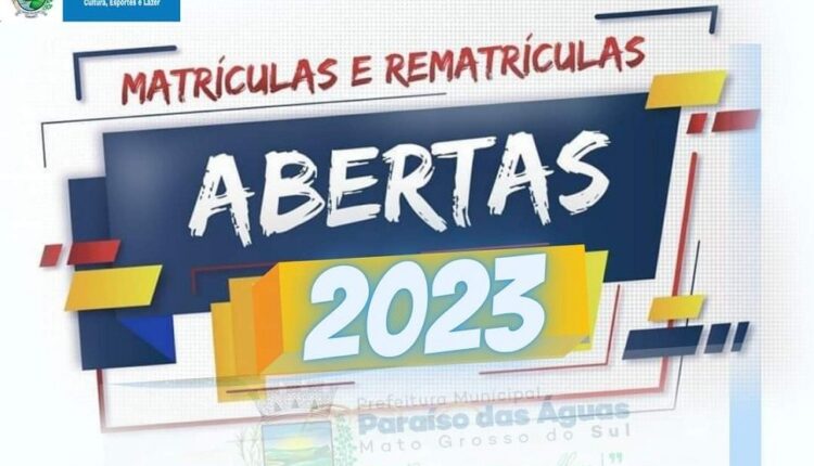 Colégio Paraíso – Matrículas Abertas – 2023